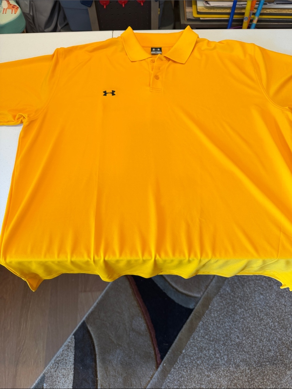 Under Armour Men’s Bright Yellow Performance Polo Shirt